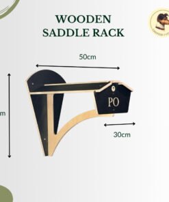 size of the wall mounted saddle stand