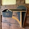 wooden saddle rack, smart and personalised a great equestrian gift