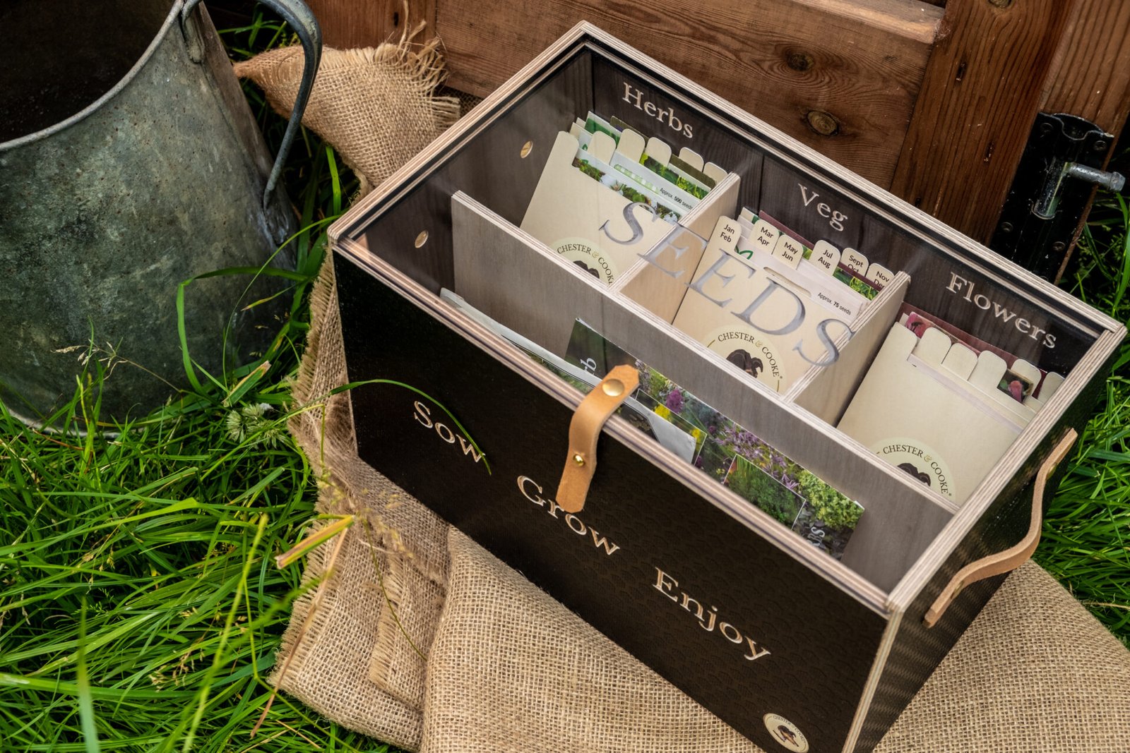 luxury wooden seed box - a fabulous gift for gardeners